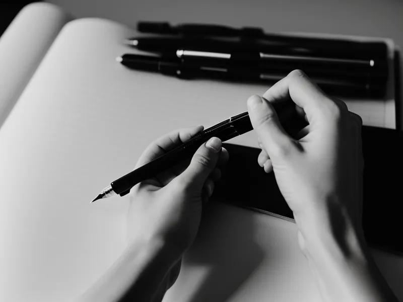 Beobachtungen zum Schattenarbeit-Kursvergleich handschriftlich festgehalten